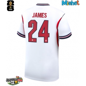 Englanti Reece James #24 Kotipaita MM-kisat 2026 Lyhythihainen